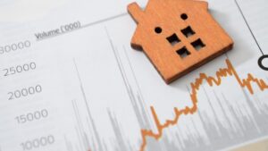 Property Market Sales Statistics and Financial Performance Concept